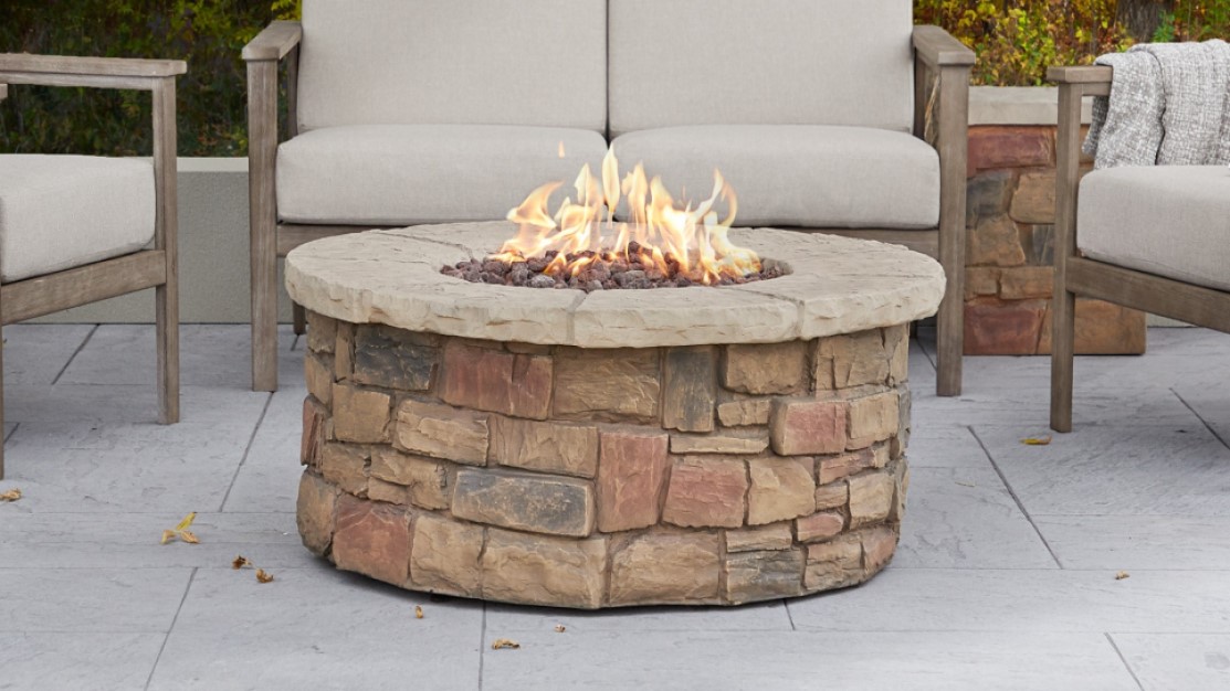 Sedona Round Fire Table